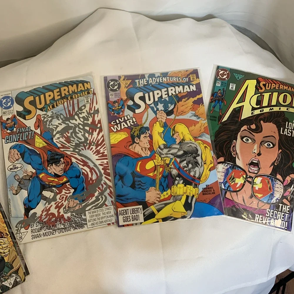 Lot‎ Of Comic Books Sealed 10 Superman Assorted DC Comics